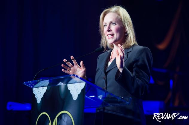 Senator Kirsten Gillibrand delivered the keynote address at this year's KOA gala (Photo: Joy Asico / REVAMP.com).